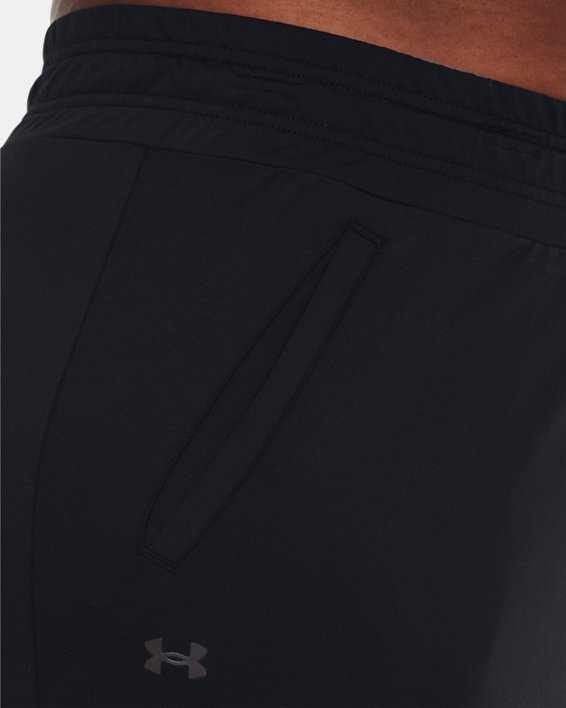 Women's HeatGear® Armour Capri Pants, Black, pdpMainDesktop image number 3